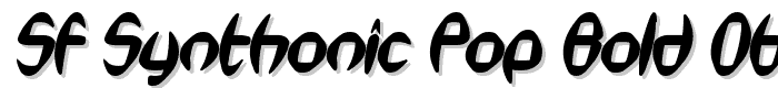 SF Synthonic Pop Bold Oblique font
